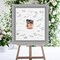 Peak Signature Mat Picture Frame, Photo Frame Wedding Guest Book Alternative, Autograph Picture Mat for Signature Board, Wedding Celebrations Graduations Support Encouragement or Retirement